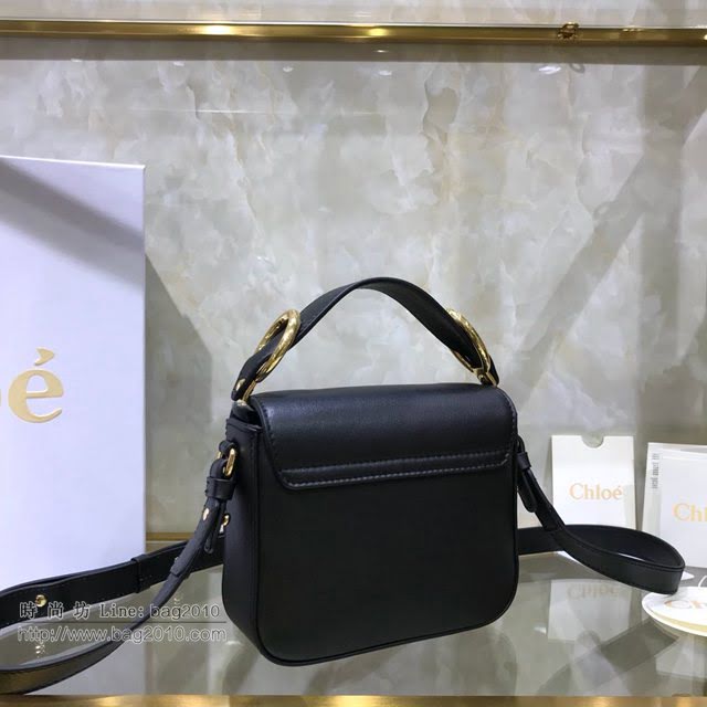 Chloe女包 克洛伊經典C bag小牛皮拼接麂皮包包 Chole手提肩背斜挎包  jjh1216